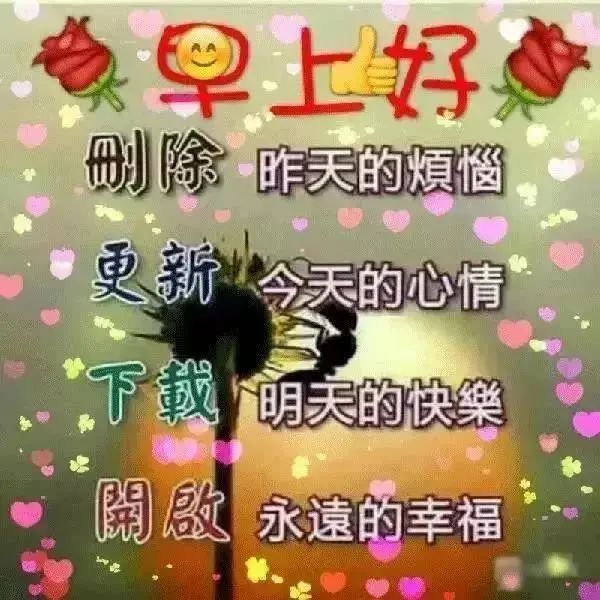 中老年表情包,聊天动态带字图片早上好祝福,一杯清茶