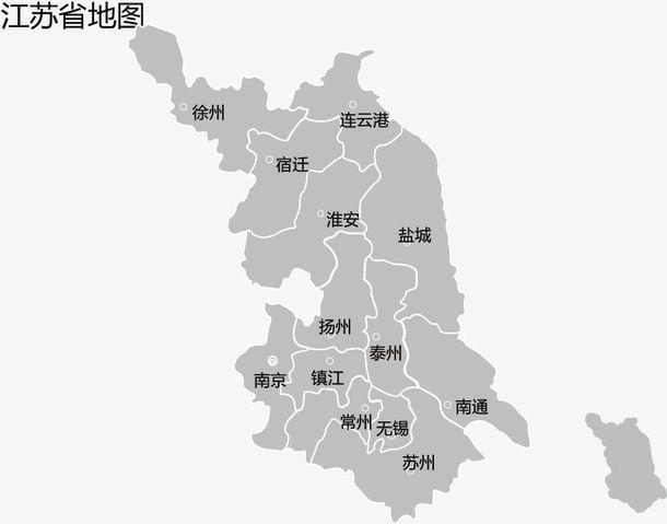 今天的江苏省地图
