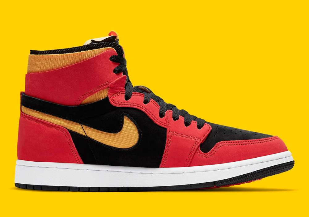 aj1推出"智力红"配色,zoom鞋底 紧致包裹 脚感颜值都在线