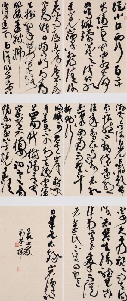 作品名称:《书谱》节选 作品释文:略 作品指导:杨晓军老师