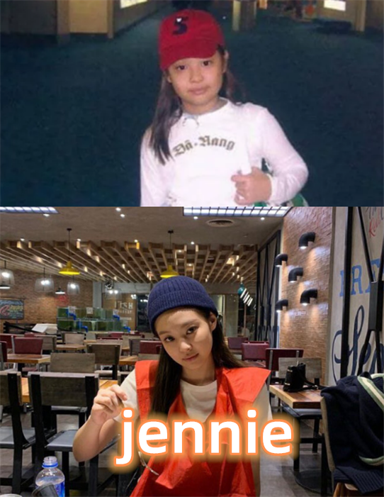 blackpink成员童年照彩英超萌lisa笑容甜付出终于有回报