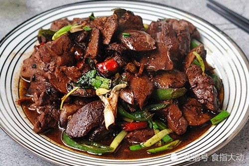 青辣椒炒鸡肝