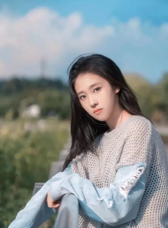 长发飘飘,日系女孩