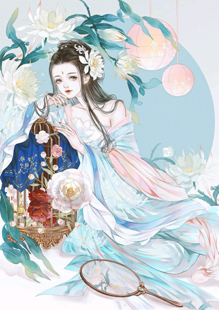 唯美的动漫古风女头.你爱了吗?