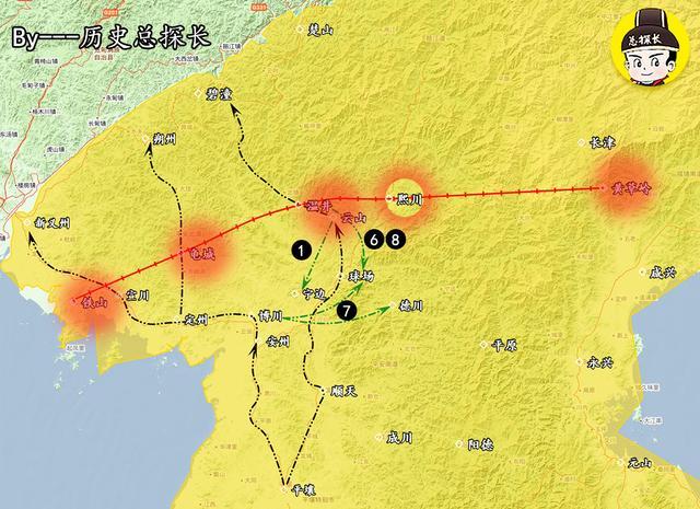 美第2师:从平壤北上,防守安州,作为预备战队 美第24师:接替英第27旅