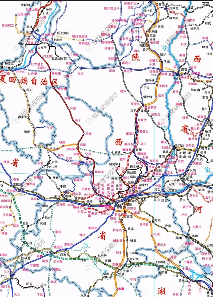 陕西2020版高铁规划:西安"米"字成型,陕北陕南各有新线