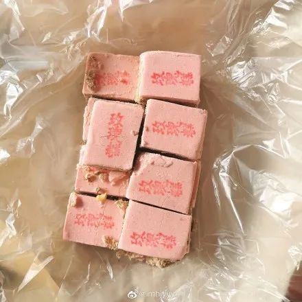 粗粗沙沙的口感老老实实不加一丝白面绿豆糕一品桃蛋糕啊,天津桂顺斋