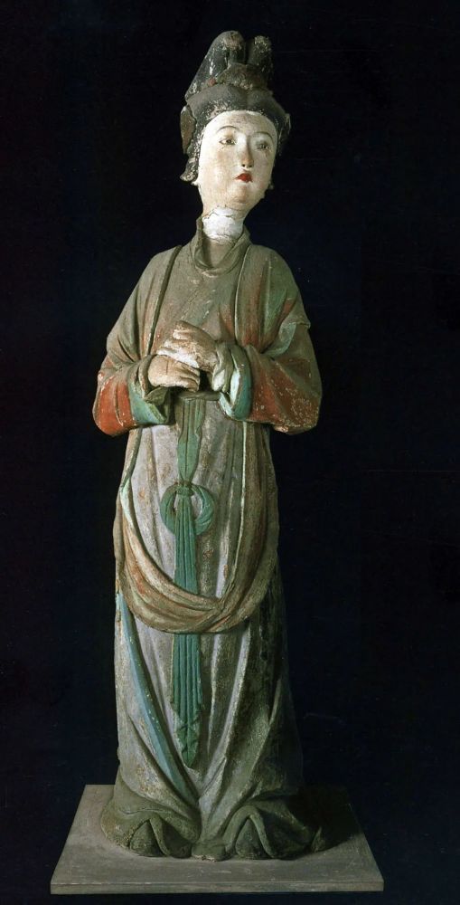 艺术价值比肩天龙山佛首的晋祠宋塑侍女像