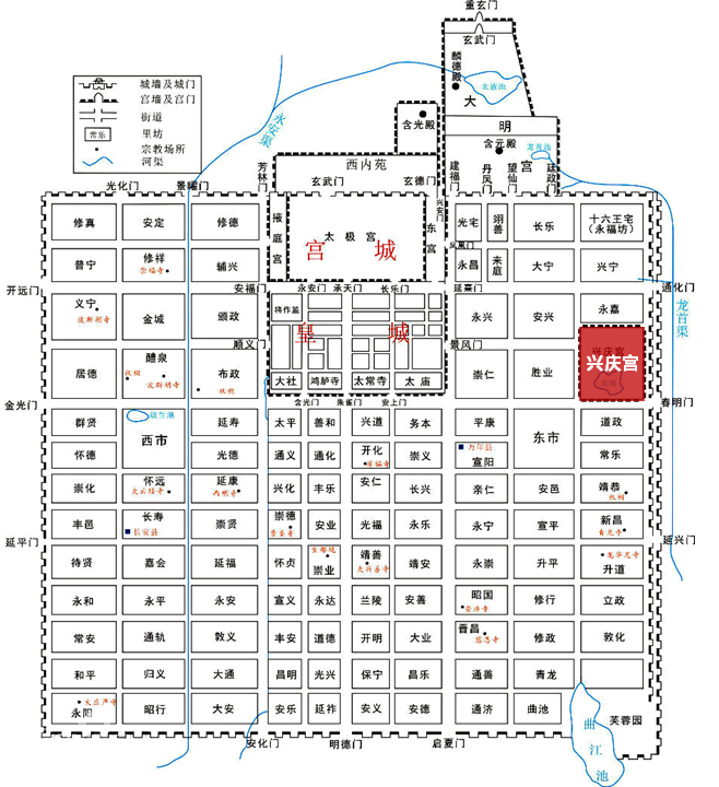 盛世繁荣下的唐长安城的城市建设不输现代的国际大都市