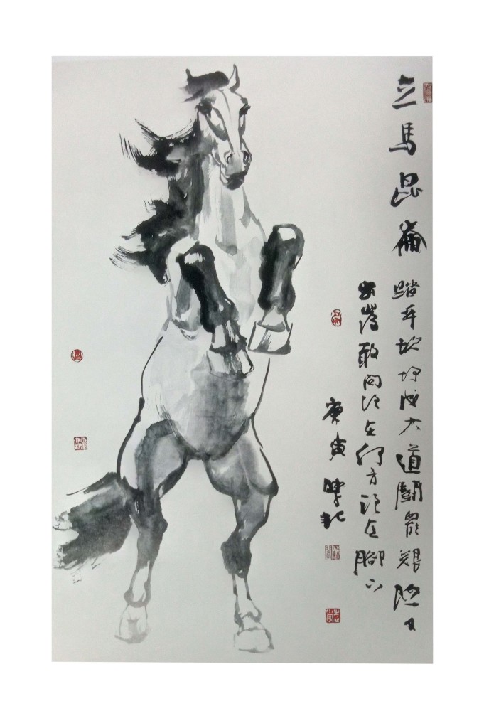 也寂寞过赵孟頫画的马,如今我更倾慕于他所画的马,马神,马风,马意全在