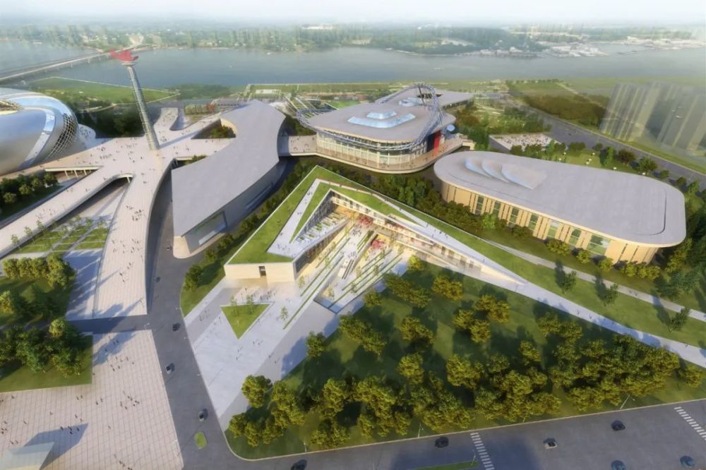 ar精选|浑然天成的城市升级:南昌国际体育中心配套—cpc建筑设计