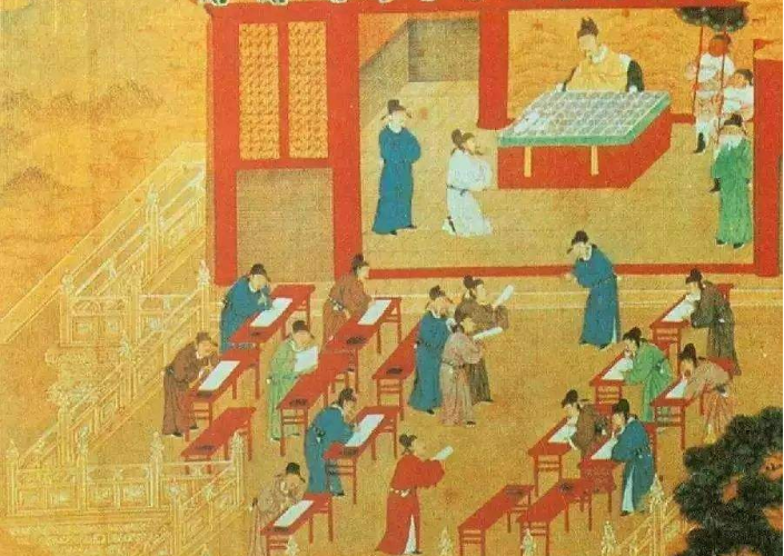加官进爵青云梦民间功名利禄年画形象激励人们步步前行