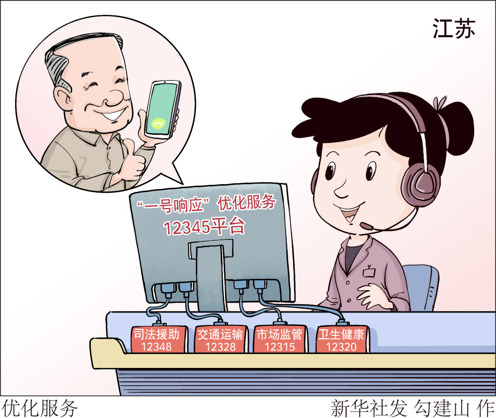 (图表·漫画)【国务院大督查在行动】优化服务