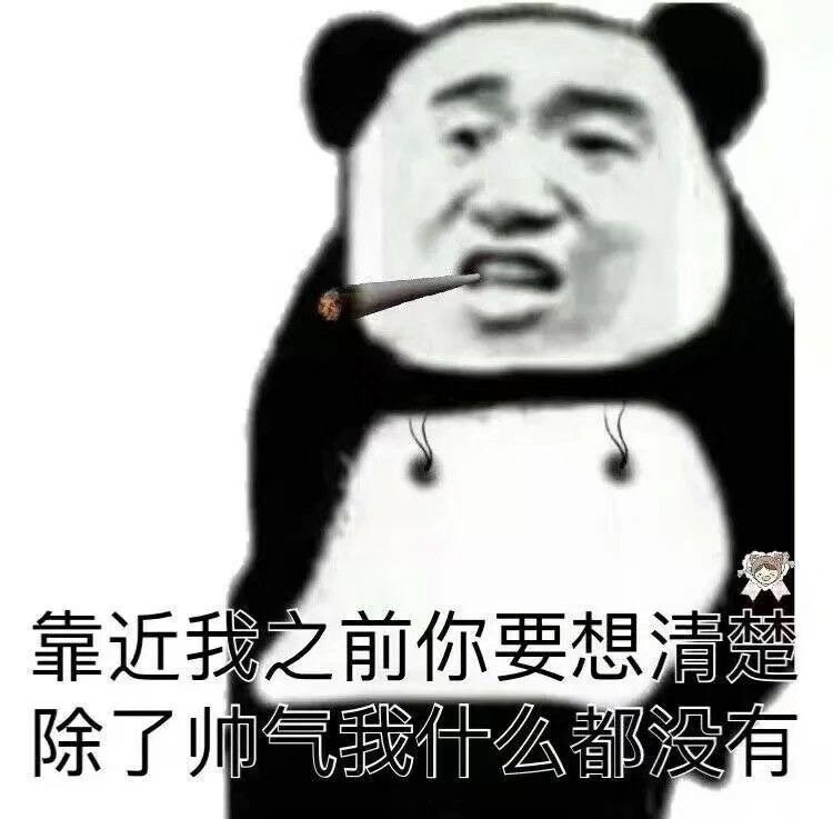 熊猫表情包,你不孤单有我早安