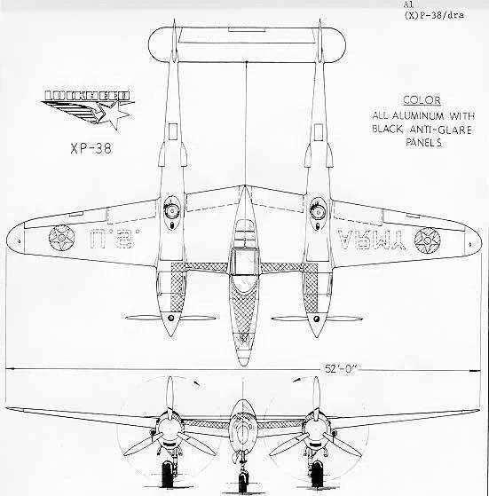 美国p38战机二战何等威风零式的终结者日本空军的屠宰者