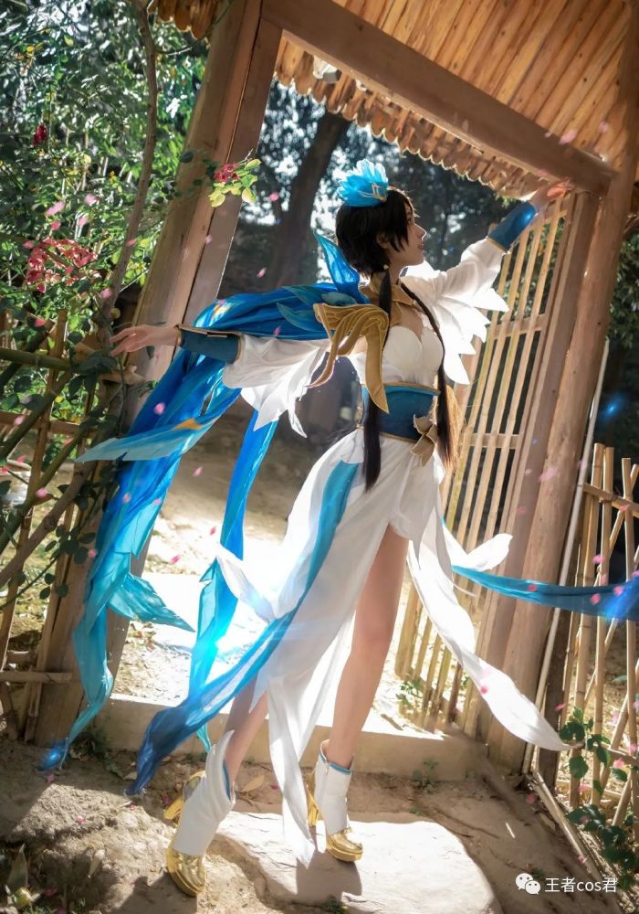 虞姬cosplay云霓,王者荣耀cos伽罗太华 王者荣耀 虞姬cos 超美云霓雀翎