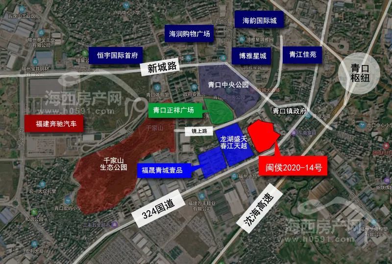 【土地】闽侯青口,南通两地块出让:坤鸿,个人买家各下一城