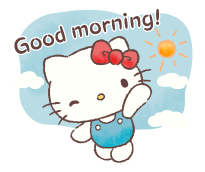 静态贴纸hellokitty凯蒂猫呆萌静态贴纸表情包
