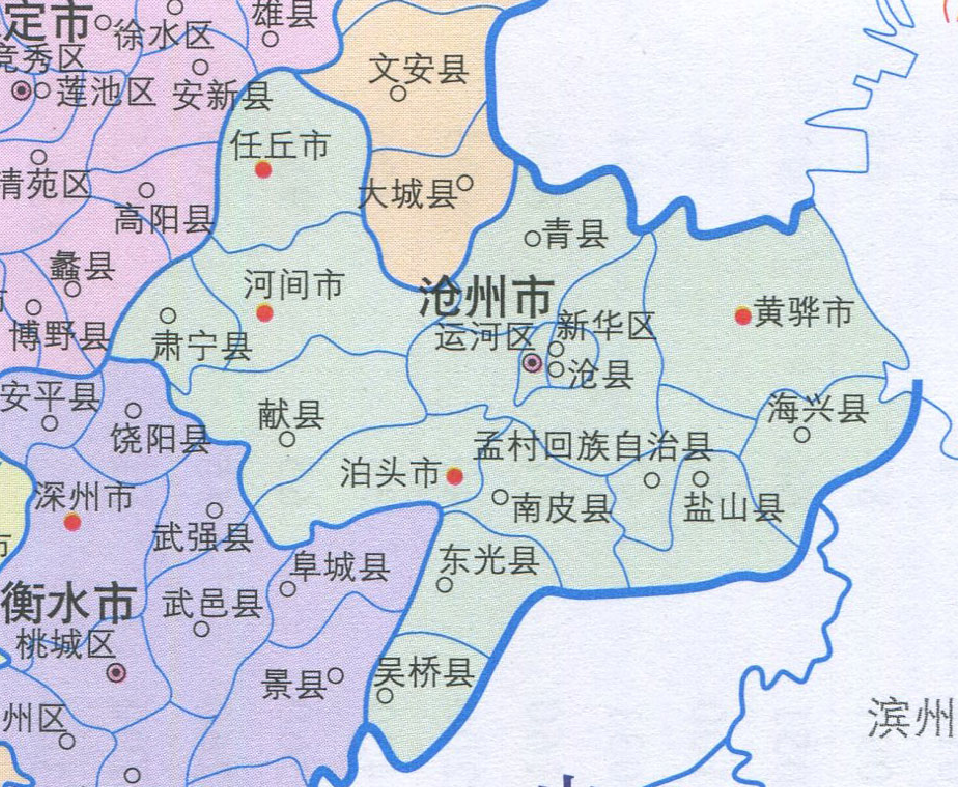 沧州16区县人口一览:河间市100万,运河区35万