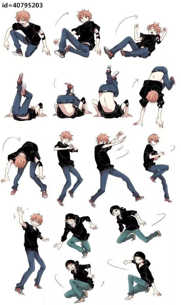 教你如何画好人物动作姿势的画法