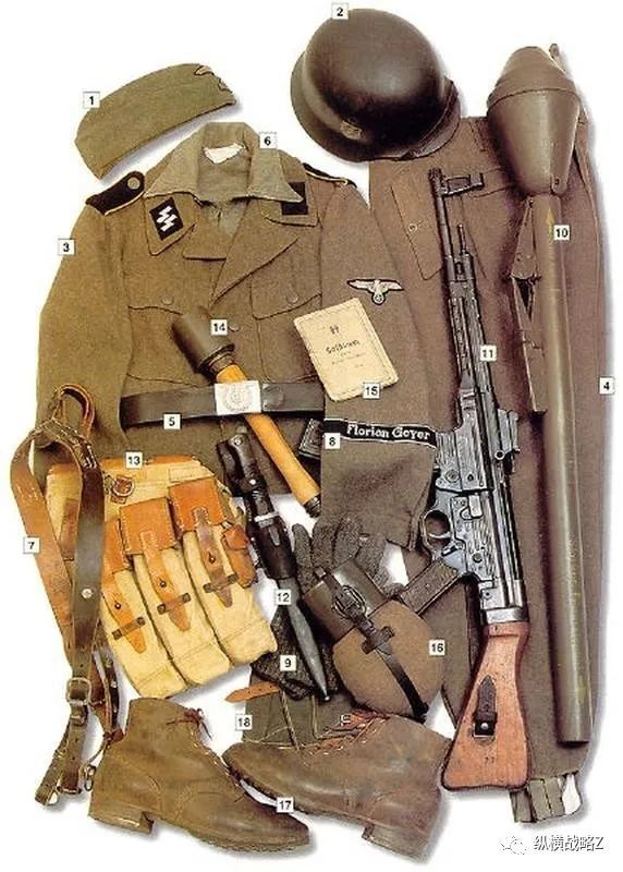 二战各国单兵装备(军服)清单,德军队的最精致,也最复杂