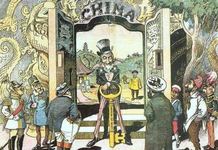 在第二次鸦片战争结束后,西方列强对华政策的改变,对清帝国的历史