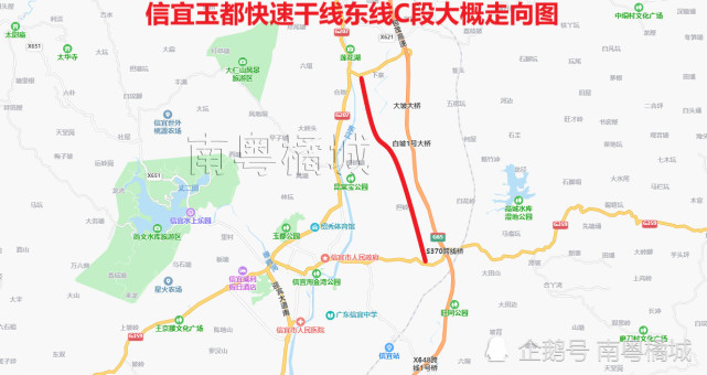 与环东大道相交,在樟坡附近上跨g359国道