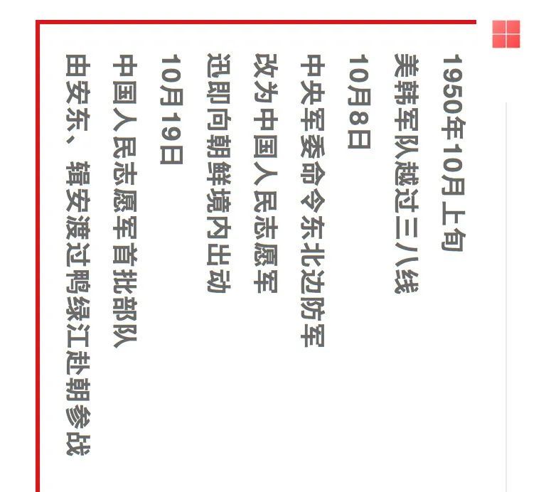 一张横屏长图，带你了解抗美援朝历史！