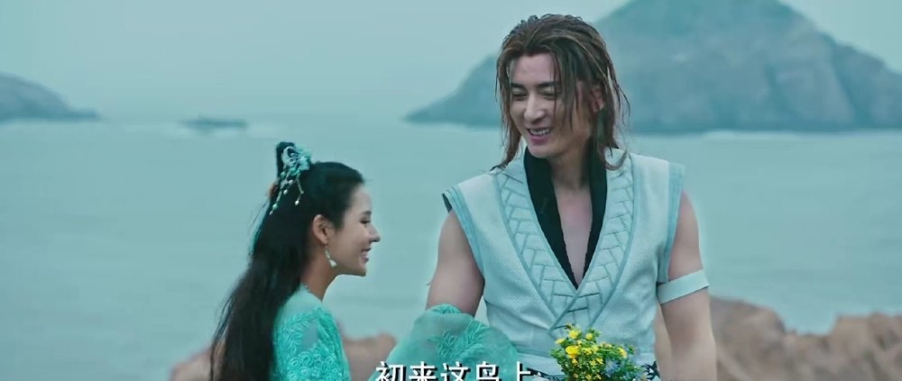 画面一转,出现了阿里和阿里曾经救过清道夫(海大鱼)