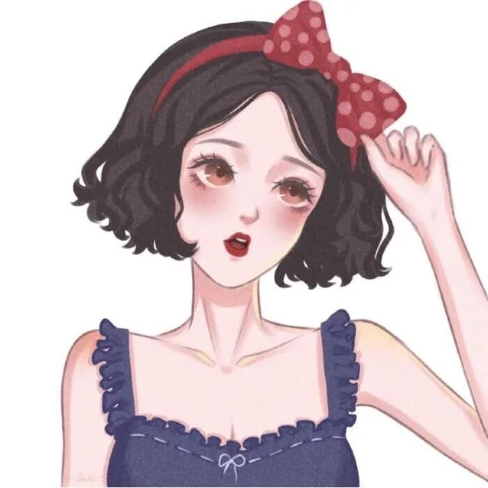 女生动漫头像,我是梅菜你是肉,我想扣住你的手