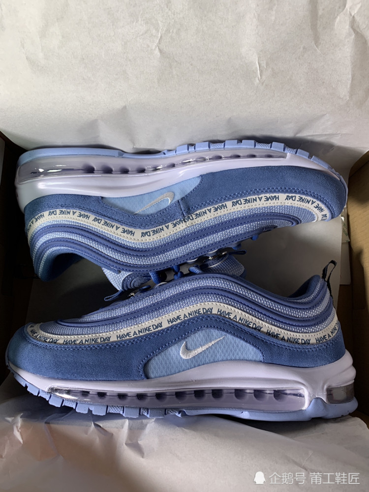 nike air max97笑脸雾霾蓝,始于颜值,终于才华!