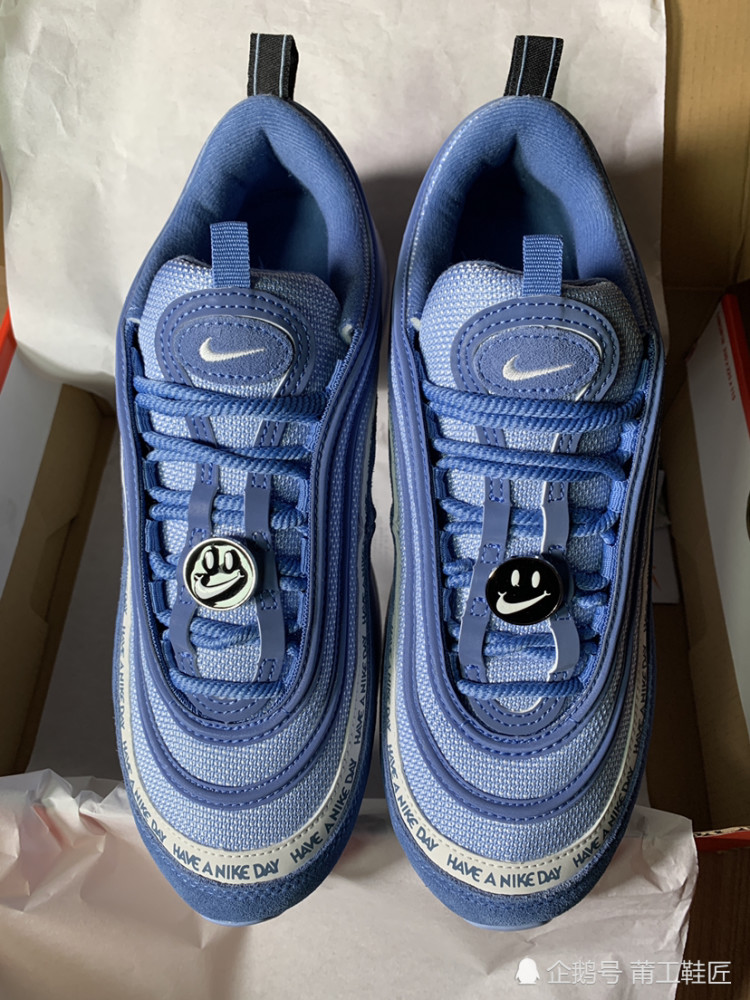 nikeairmax97笑脸雾霾蓝始于颜值终于才华