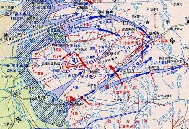 斯大林格勒战役形势图