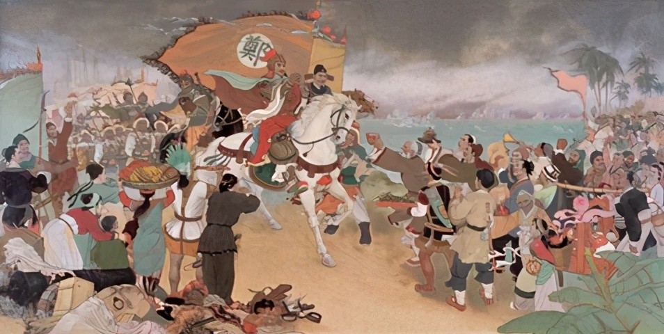 郑成功收复台湾画像