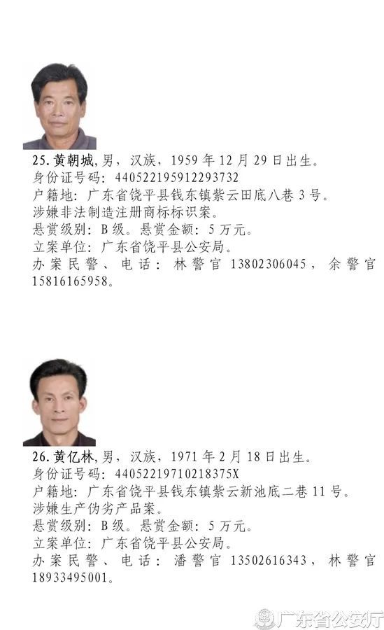 如在普宁发现这50个人请立即报警!