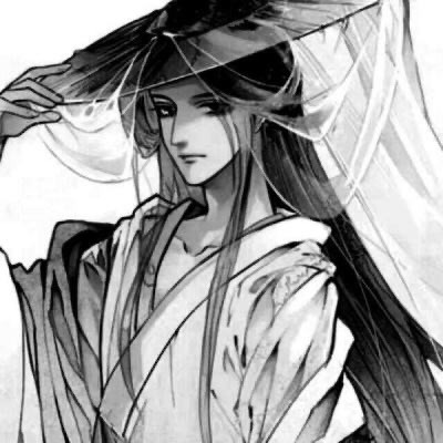 黑白动漫男头