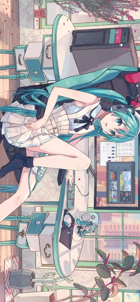 初音未来全面屏壁纸分享