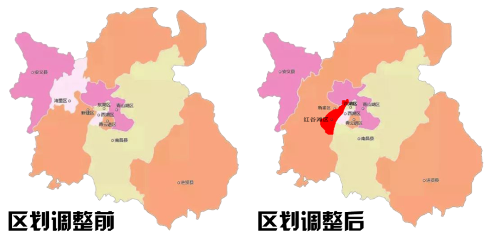 南昌公布重大区划调整,把湾里区并入新建区之后,就对湾里未来的市场