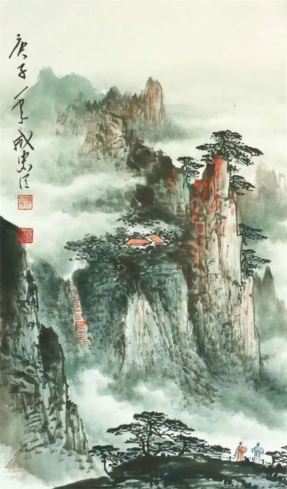 在成忠臣国画里体现出的是:中国画精神和写意精神!