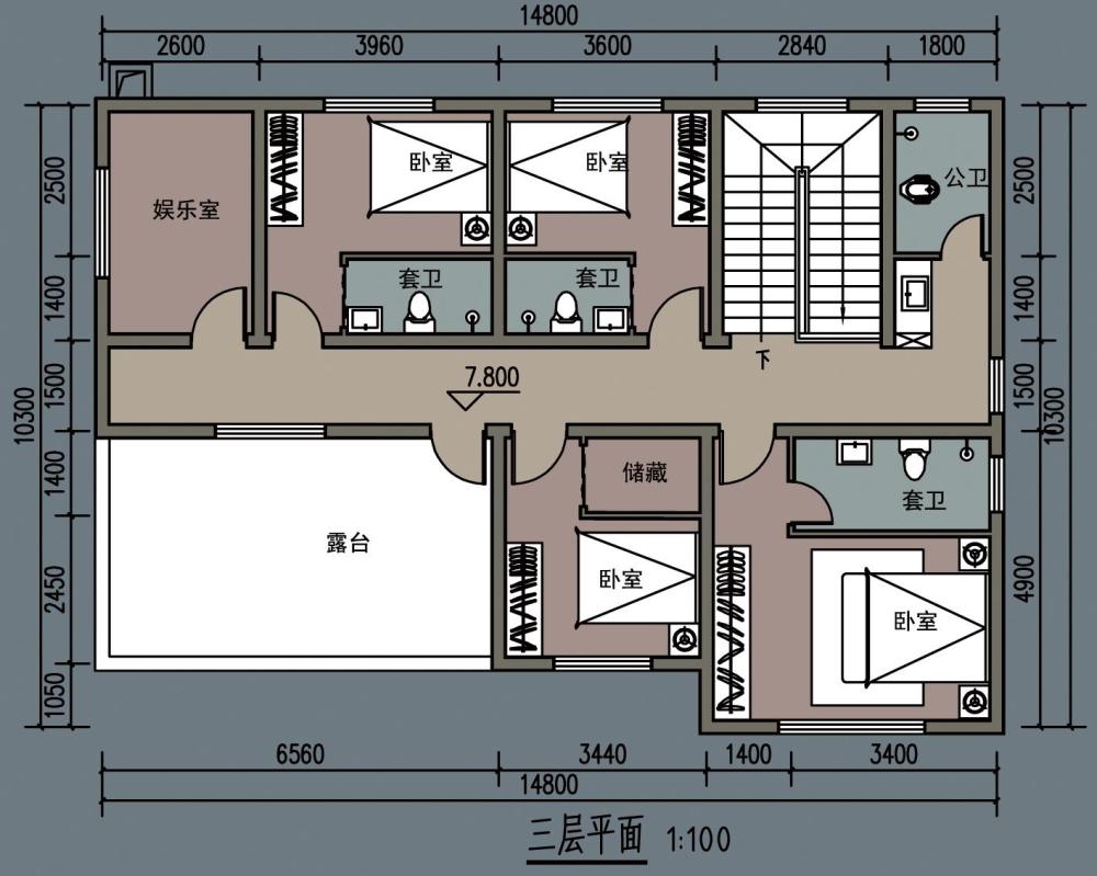 农村自建房15米宽,10米深有什么好设计?