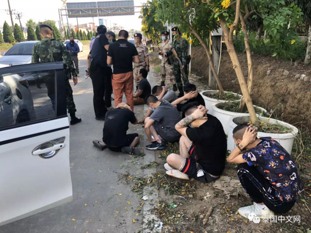 6名中国男子偷渡进泰国被抓,他们是在缅甸干这事的