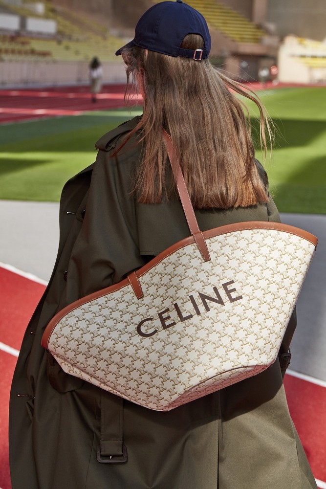 celine 2021春夏女装,复古与街头的碰撞