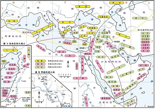 【收藏】60张《圣经》彩色地图|边读边看更直观