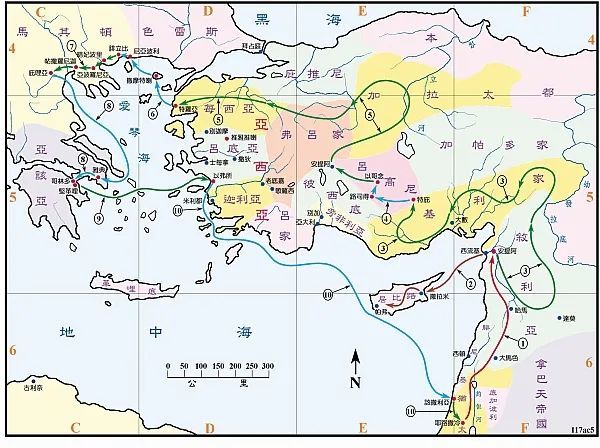 【收藏】60张《圣经》彩色地图|边读边看更直观