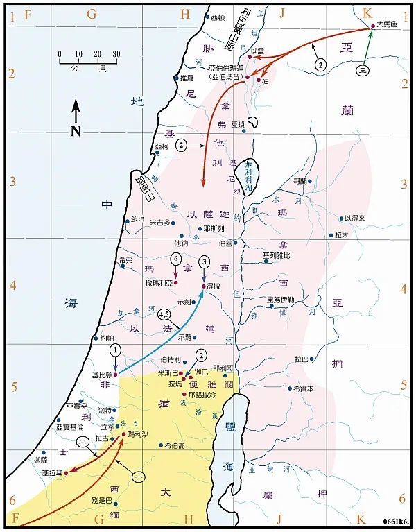 圣殿41犹大支派的地业42示巴叛变和约押点数以色列43探看应许地及应许