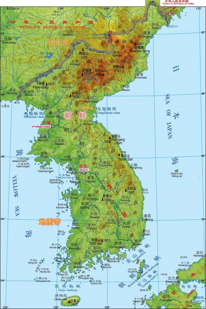 朝鲜半岛长津湖在哪看地图一目了然