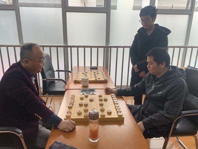 蒋全胜赵攀伟许文章在棋院训练