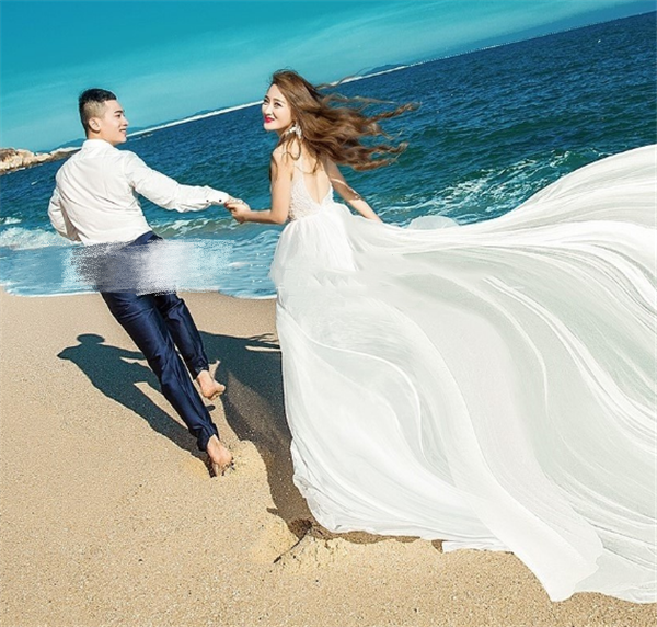 快手吴迪文静婚纱照_快手吴迪老婆文静照片(2)