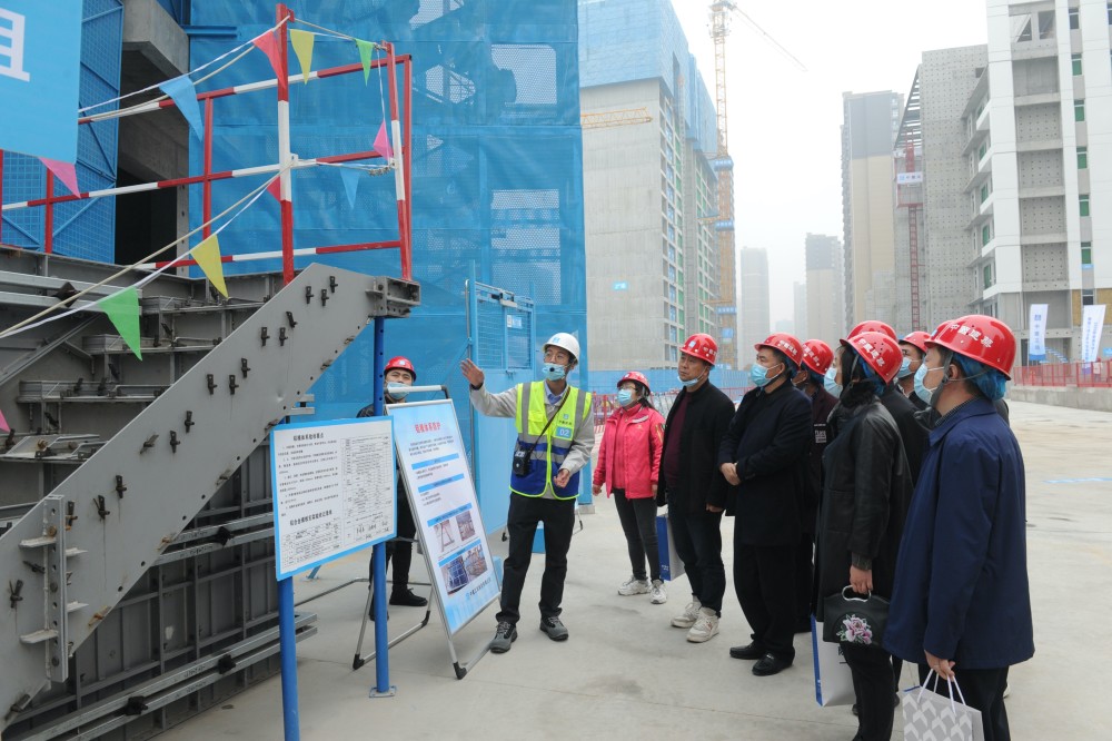2020陕西省文明工地暨施工扬尘防治现场观摩会 在中建三局承建项目
