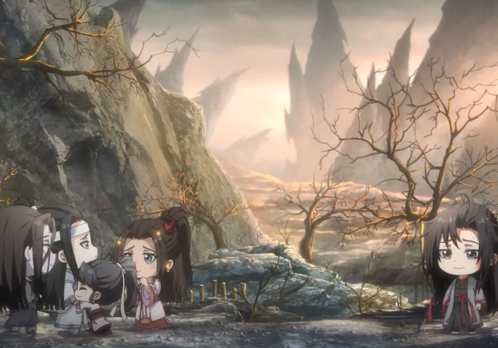 《魔道祖师》蓝湛去乱葬岗帮忙,做饭种菜救阿苑,蓝爹爹多留几天_腾讯